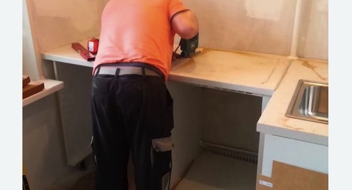 Сборка кухонного гарнитура. Новый Оскол